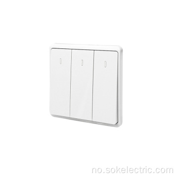 Hjemmesettbryter 3 Gang 1 Way Light Switch